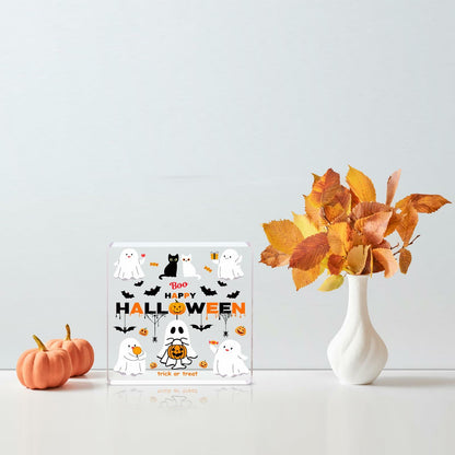 DIFFUNY Cute Halloween Ghost Table Decorations Medium Indoor Decor