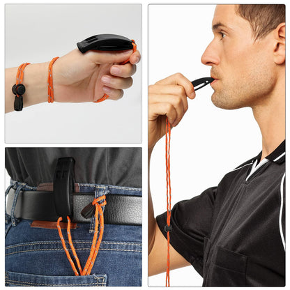 Hipat Emergency Whistle Super Loud Floating Whistle with Lanyard Outdoor