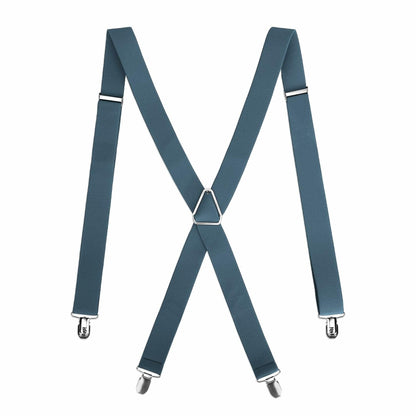 KIYFXA Heavy Duty Suspenders with Clips for Men and Women Gifts for Dad