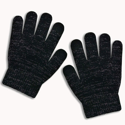 Evridwear Kids Winter Touchscreen Gloves Knitted Warm Mittens 3 Pairs Size 3T-5T