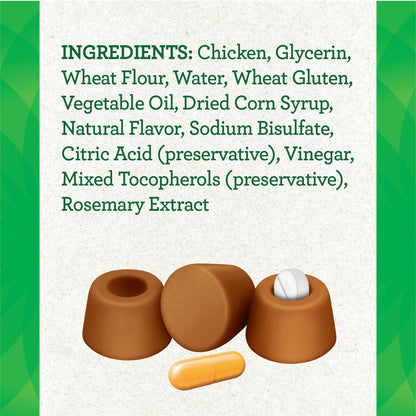 BestBy07/25 Greenies Feline Pill Pockets Cat Treats Chicken Flavor 1.6oz 45ct