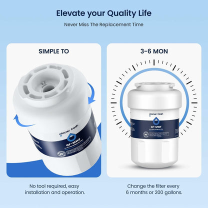 GLACIER FRESH MWF Refrigerator Water Filter SmartWater 1 Pack
