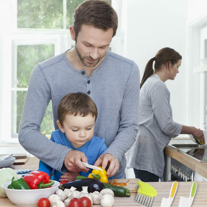 Suhctuptx Kids Nylon Kitchen Knife Set Toddler Safe Cooking Tools 4 Pcs
