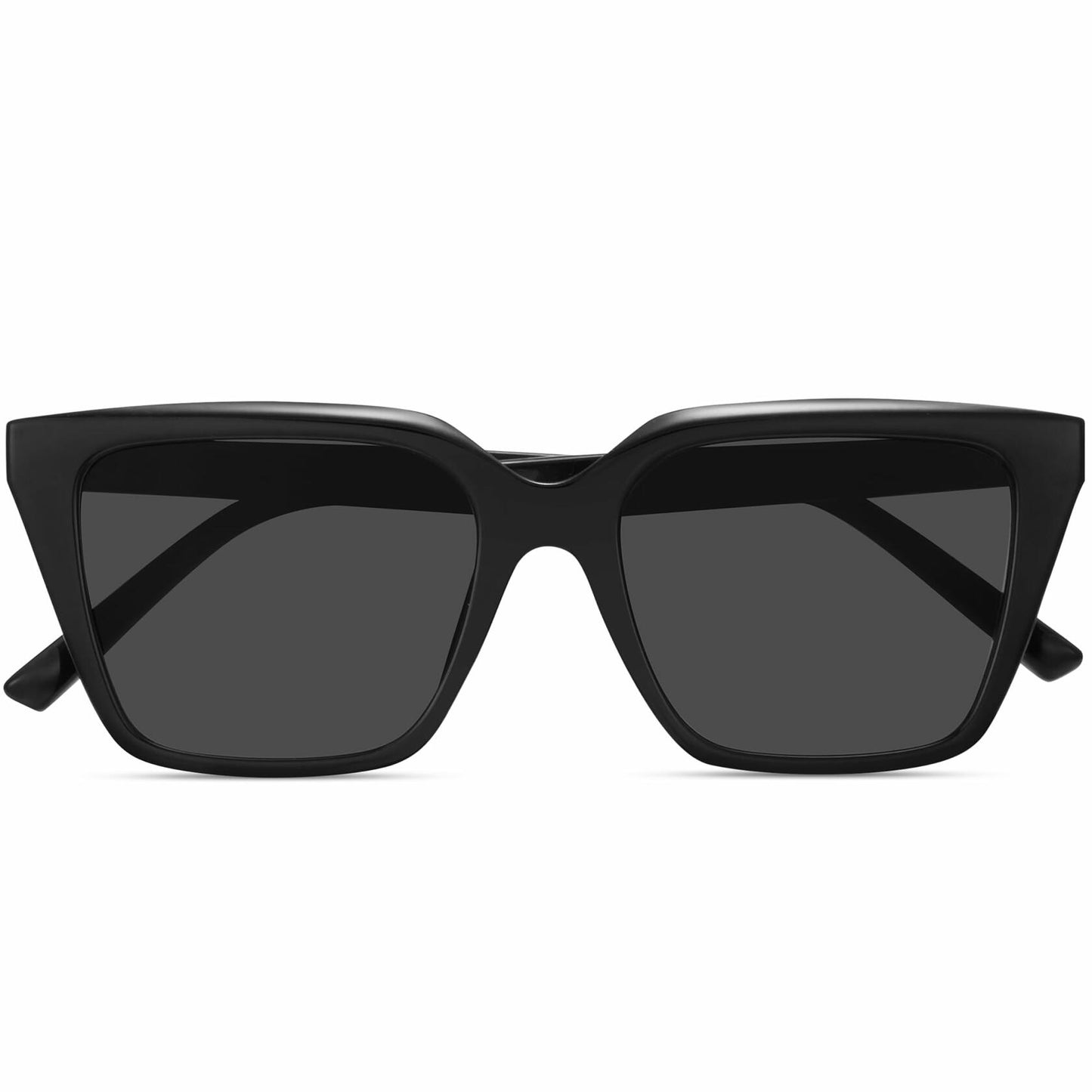 miyya Cat Eye Polarized Sunglasses Women UV Protection Black