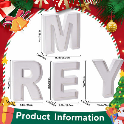Merry Cardboard Letter Box 12'' Fillable Tray Charcuterie White