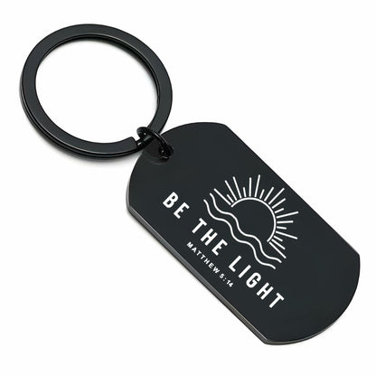 NATSUNO Christian Jesus Bible Verse Keychain Religious Gift for Women Men
