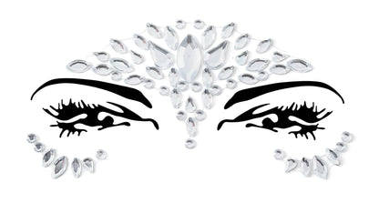FACEGEM LONDON Face Gems Adhesive Glitter Tattoo Stickers 21 PCS
