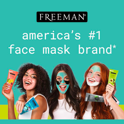 FREEMAN Charcoal & Black Sugar Mud Mask Detoxifying Facial Treatment 0.5oz