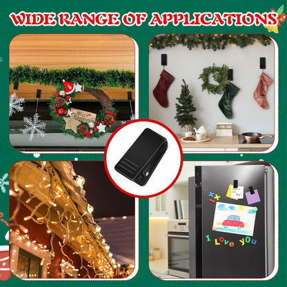Blulu 300 Pcs Mini Christmas Light Hooks Self Adhesive Cable Clips White