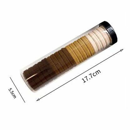 XXFBJNMD 20 Pcs Seamless Rubber Bands High Elasticity Soft Hair Bands HS