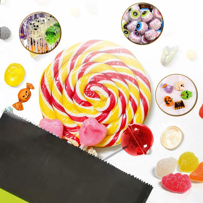 Mucinia Halloween Candy Bags & Stickers Paper Goodie Bags 60PCS Party Favors