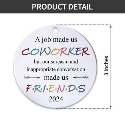 BEST Canvas Wall Art Funny Christmas Ornaments 2023 Gifts for Coworkers