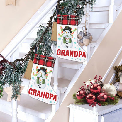 Best Cat Dad Ever Christmas Stocking Xmas Decoration 18x12 Inch