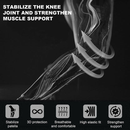 POWER GUIDANCE Fitness Knee Wraps 5mm Thickness 2 Pack Size M