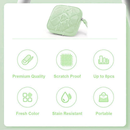 iMotion Menstrual Cup & Sanitary Napkin Storage Bag Green Portable Pouch