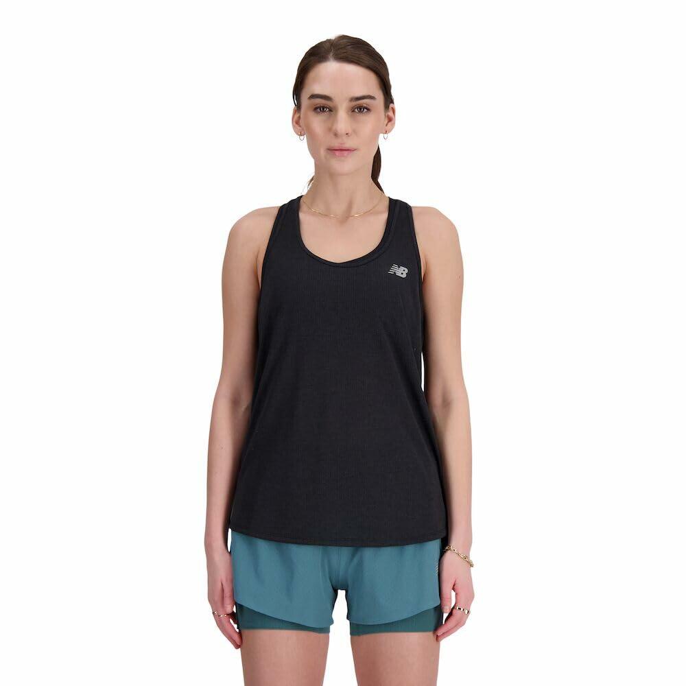 New Balance Women's Impact Run Tank, Black, Medium