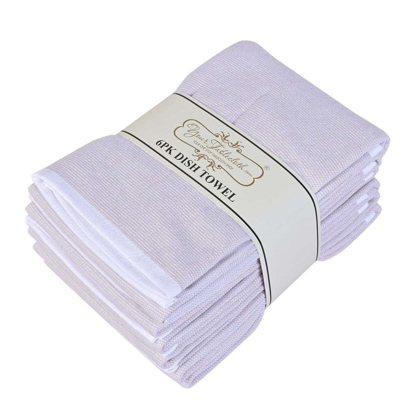 Yourtablecloth Dishtowels Set of 5 Nautical Blue Cotton Kitchen Towels