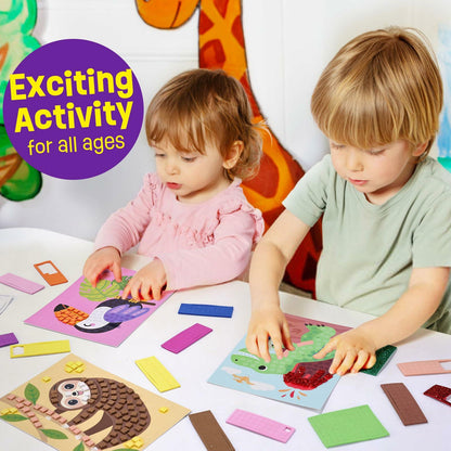 LAOESE Mosaic Sticker Craft Kit Kids Easter Gift Creative Activity Ages 3+