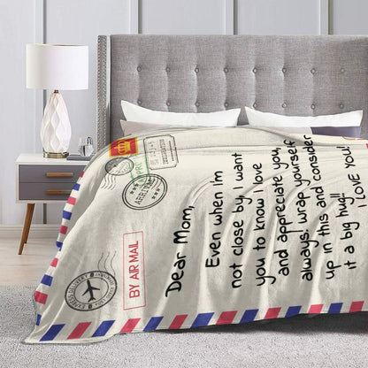 Poitvd Super Soft Flannel Throw Blanket for Mom Anniversary Gift White