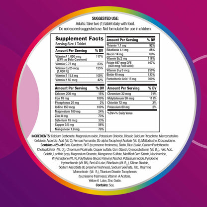 BestBy10/25 Centrum Multivitamin Women Iron Vitamin D3 B Vitamins 120 Count