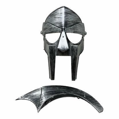 Cosmic Chameleon Spartan Helmet Men's Silver Medieval Armour King Leonidas