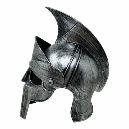 Cosmic Chameleon Spartan Helmet Men's Silver Medieval Armour King Leonidas