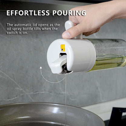REDANT 2-in-1 Olive Oil Sprayer Kitchen Dispenser Grey 500ml