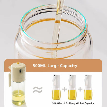 REDANT 2-in-1 Olive Oil Sprayer Kitchen Dispenser Grey 500ml