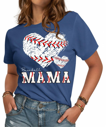 Flafens Mom Life Graphic Tee Women’s Oversized Rock Hand Shirt Size S