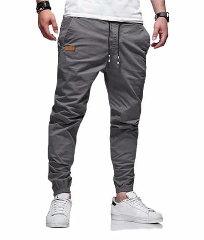 MGYIMOYUGYM Men's Casual Cargo Hiking Joggers Pants Dark Grey Size XXL