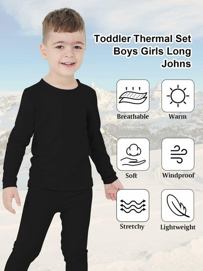 Kids Halloween Thermal Underwear Long Johns Base Layer Purple Ghost Size 2XL