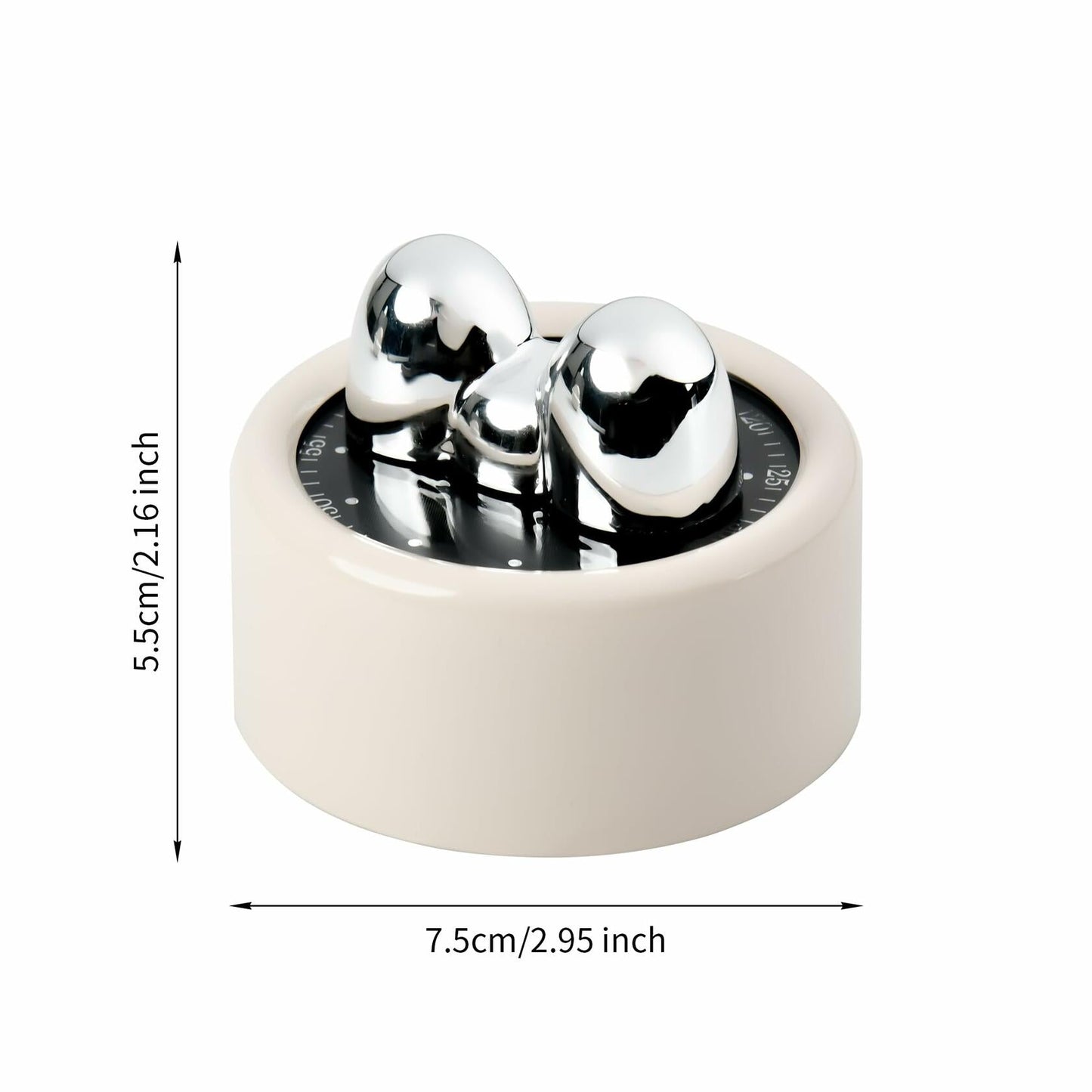 HOHOLEU 60-Minute Visual Mechanical Timer for Cooking Classroom Baking 1 pcs