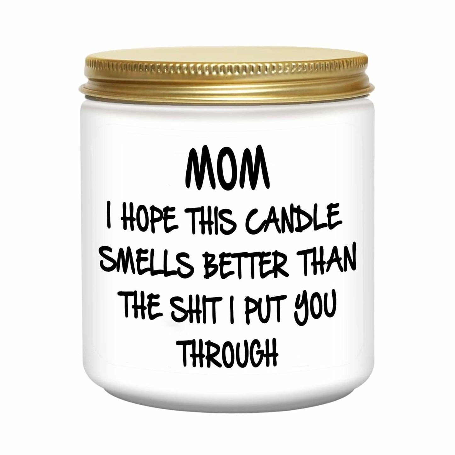 Unique Lavender Scented Soy Candle Gift for Mom from Daughter 7oz