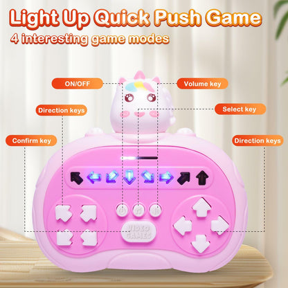 Hand-Held Rhythm Master Dance Machine Educational Toy for Kids 3-12 Pony