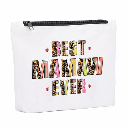KongMoTree Mamaw Makeup Bag Travel Organizer 9x7x2 inch Cosmetic Bag