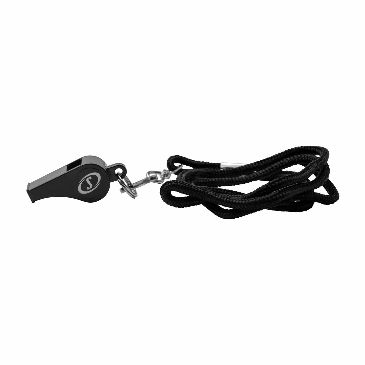 Spalding Plastic Whistle with Lanyard Black 1-Pack