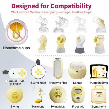 Nenesupply 17mm Flange Compatible with Medela Breast Pump Parts Replacement