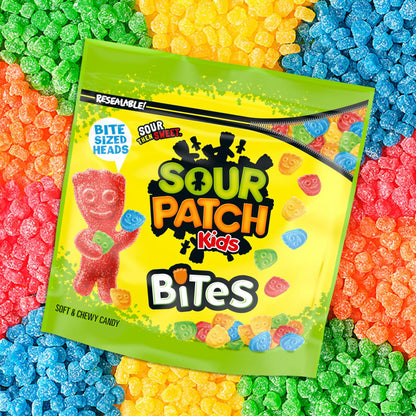 BestBy06/25 SOUR PATCH KIDS Bites Original Watermelon Candy Variety Pack 3x12oz