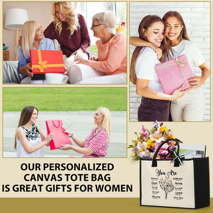 XFW Christian Tote Bag Religious Thanksgiving Gift for Women Colleague Friends