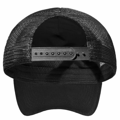 QYJ American Flag 3D Embossed Trucker Hat Mesh Snapback Adjustable