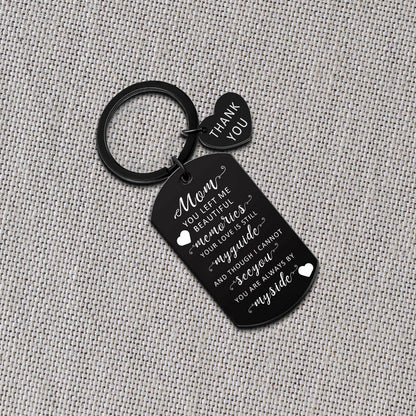 Potok Sympathy Gifts Keychain Loss of Mom Memorial Gift Eternal Love