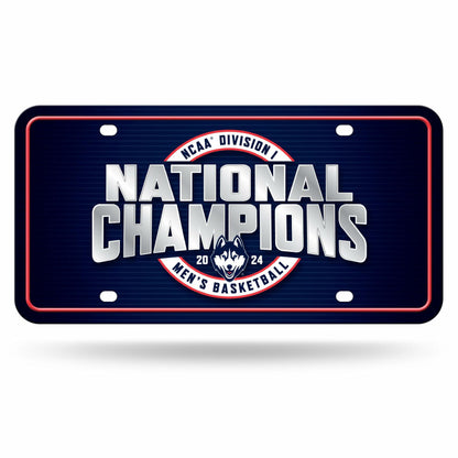 Rico Industries NCAA Connecticut Huskies 2024 Basketball Metal Tag