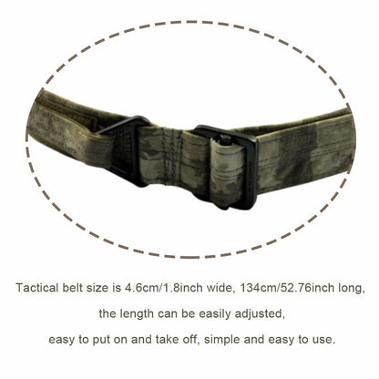 Tactical Belt Men Adjustable Loop Inner Duty Waist Gear Purple Camo