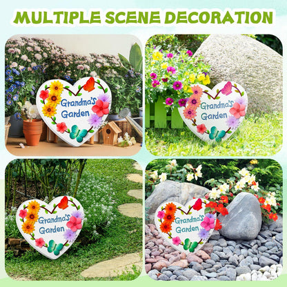 Juexica Grandma's Garden Stepping Stone DIY Paint Kit 10.4 Inch