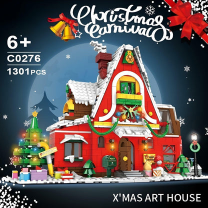 Chodia Gingerbread House Building Block Set Xmas Ornaments 1301 PCS