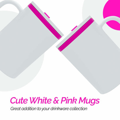Copco Desk Mug 16 oz Double-Wall Insulated Spill-Resistant Pink BPA-Free