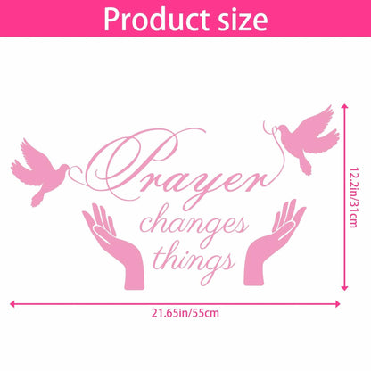 Scripture Wall Decals Inspirational Christian Bible Verse Prayer Stickers