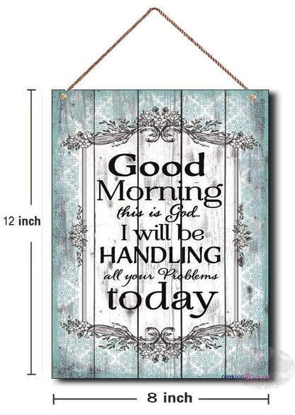 ELEtina Rustic Wooden Sign Friday Night Lights Quote 8x12 inch