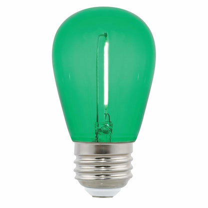 Westinghouse 2W S14 Green Filament LED Light Bulb Medium Base