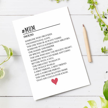 MOCO PAPER Happy Mom Birthday Card Mother's Day Gift Card From Son Daughter